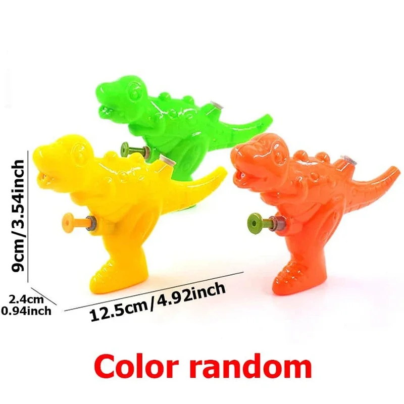 3 Stuks Dinosaurus Waterpistool Kinderen Speelgoed Pers Type Mini Waterpistool Strand Water Speelgoed Speelgoed Zomer Buiten Transparante Effen Kleur Tmz