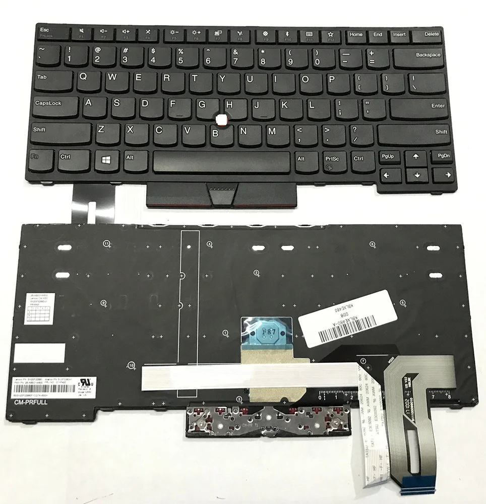 Imagem -02 - Backlight Laptop para Lenovo Thinkpad E480 E490 L380 L390 L480 L490 T480s T490 T495 Novo