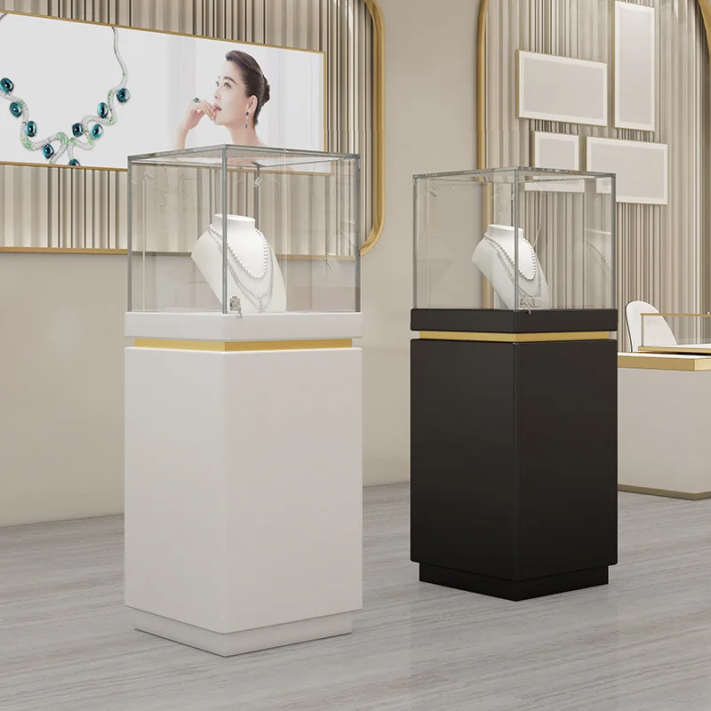 Mall Sample Glass Display Cabinet Jewelry Cosmetics Counter Museum Cultural Relics Exhibition