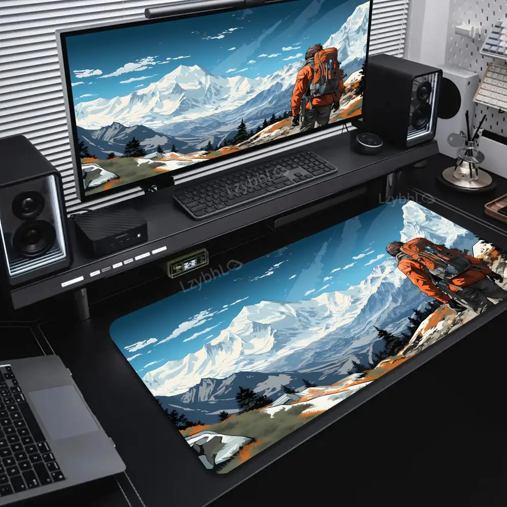

Climbers in the Mountains Mouse Pad Large Gaming MousePad XXL Anti-Slip Rubber Deskmat Office Computer Accessories Long Desk Mat