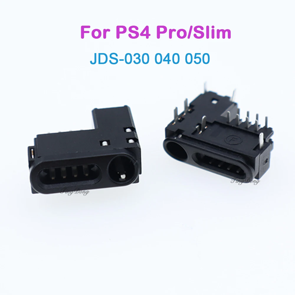 1/2/5PCS Headphone jack Female Socket For PS4 Pro Slim JDS-001/010/011/030/040/050 Controller Headset Plug Port