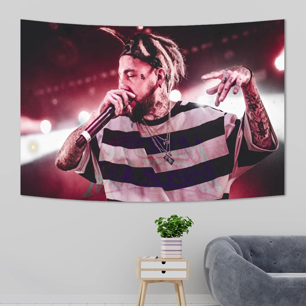 Suicideboy Wall Hanging Tapestry Boutique Hippie Suicide Boy Music Ablum Tapestry Room Decoration Aesthetic Tapestries For Home