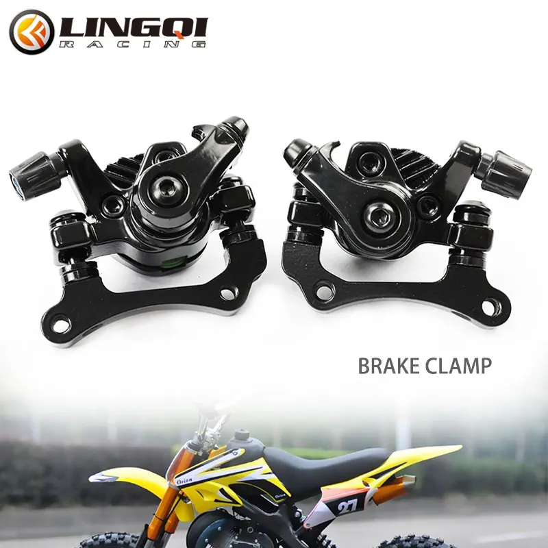 LESQUE Pit Dirt Bike Braking Pump Bracket Caliper For 43cc 47cc 49cc Mini Moto ATV Quad Pocket Bikes Motorcycle Accessories