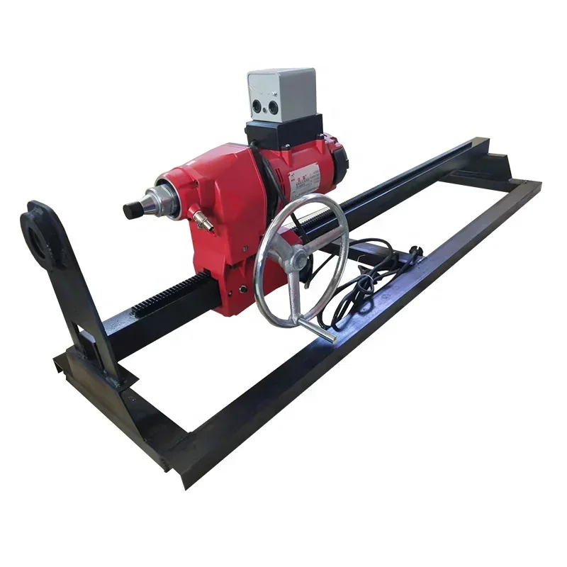 

Portable horizontal drilling rig for use under roads