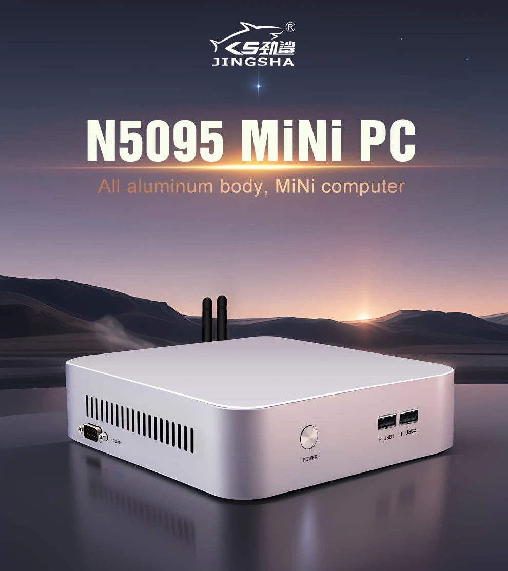 Mini PC Desktop Gaming Computer, N5095, 4-Core, 4-Thread, 8GB, 16GB, 32GB, 128GB, 256GB, 512GB, 1TB, DDR4, wi-Fi, BT, minipc, Windows 11, NVME