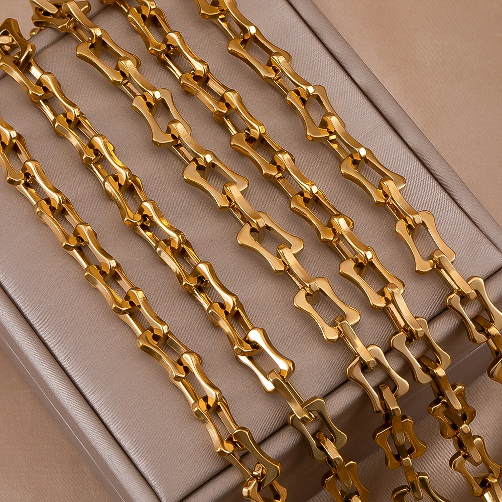 Non Fade Stainless Steel Small Bone Necklace Chain for DIY Bracelet Jewelry Making Accessories with Body Chain Decoration Chain