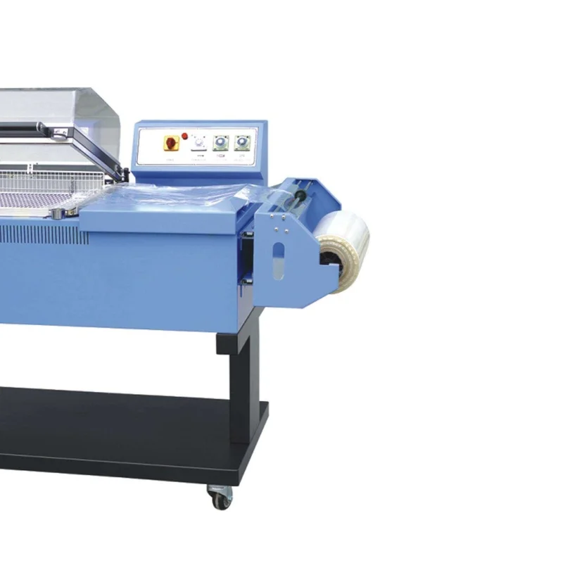 2-In-One Integrated Sealer Heat Shrink Wrapping Machine Adjustable Temperature Mobile Base Gift Box Packaging Customized