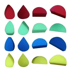 10 Pieces Body Painting Sponges Facial Sponge Face Paint Sponges for Watercolor Halloween Makeup Painting Art Craft