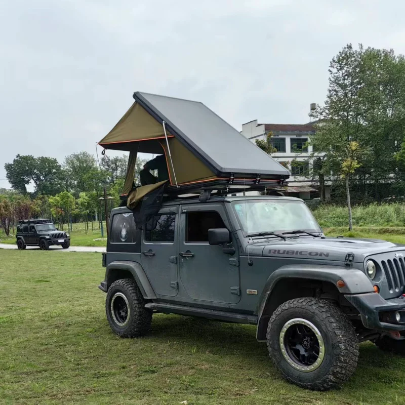 Direct Factory Supply-Waterproof Aluminium Hard Shell Roof Top Tent with Ladder for Cars for Summer