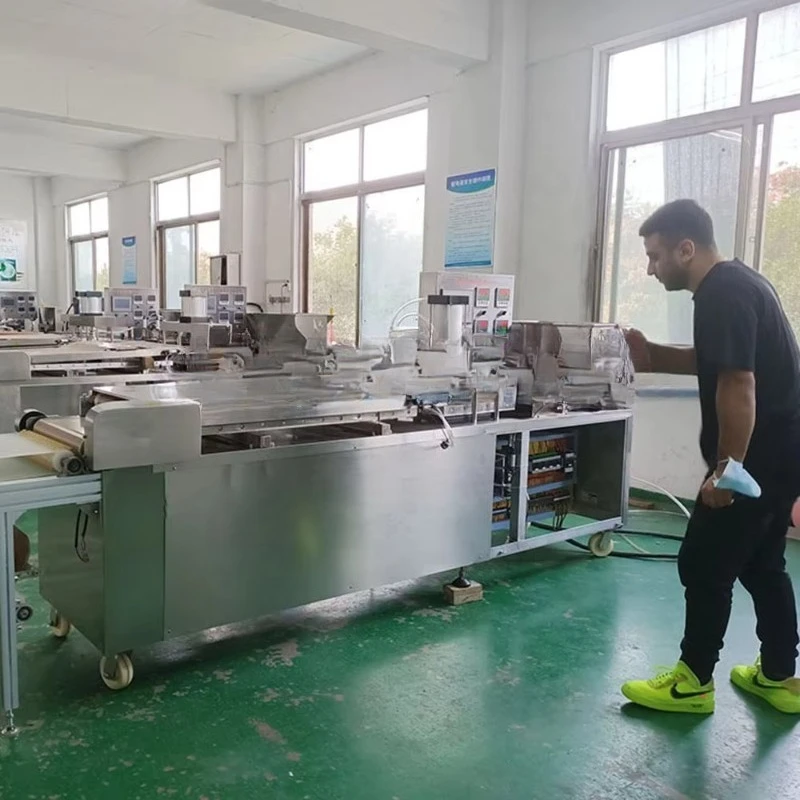 2000 Pcs Per Hour Industrial Mexican Flour Tortilla Bread Taco Press Making Machine Fully Automatic With Oven
