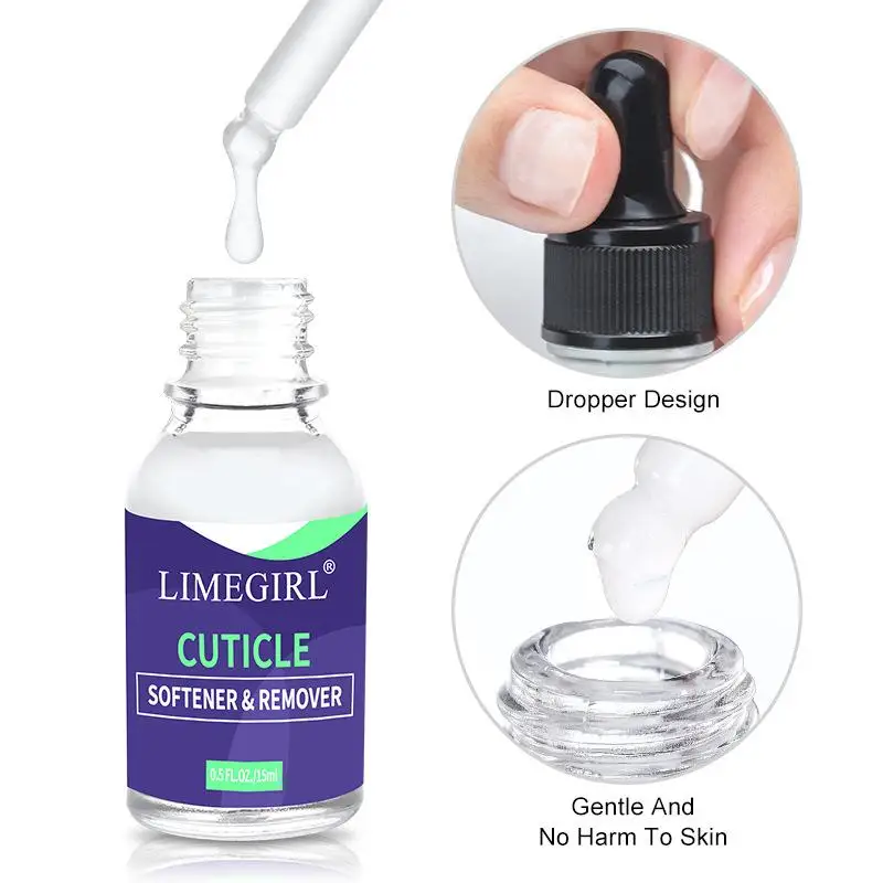 15 ミリリットルプロフェッショナルネイルキューティクル柔軟剤オイル液体リムーバーゲルクリーム角質ジェルマニキュア治療爪ケア