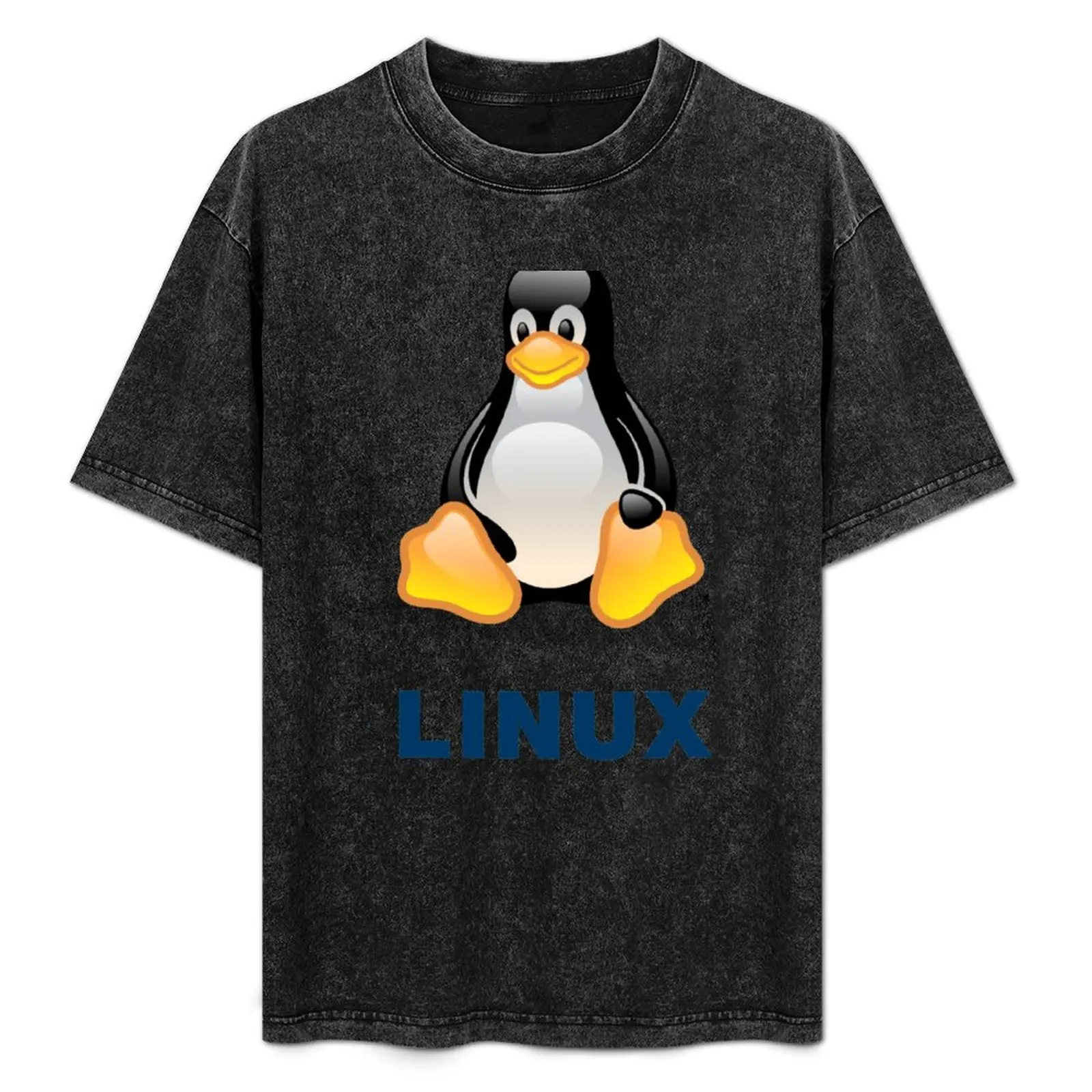 Linux T-Shirt Basic Daily Outfit Short Sleeve Tee