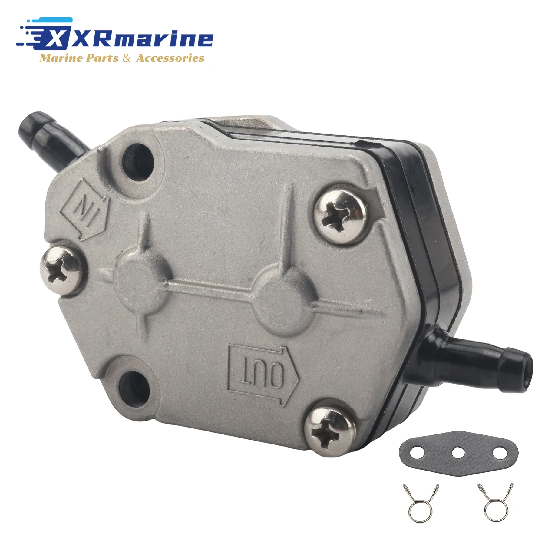 

Топливный насос 43113T для лодочных моторов Mercury Mariner 2-тактных 15, 20, 25, 30, 40, 55 л.с. (аналоги: 93045M, 94799M, 84651M, 84139M, 853729A1, 18-7334)