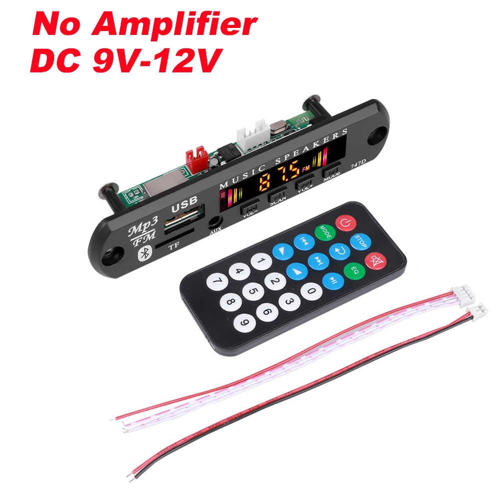 Placa Decodificadora De Audio 2x80W – Con Micrófono, Grabación, Radio FM, USB Y Mando A Distancia Para Tu Equipo De Sonido