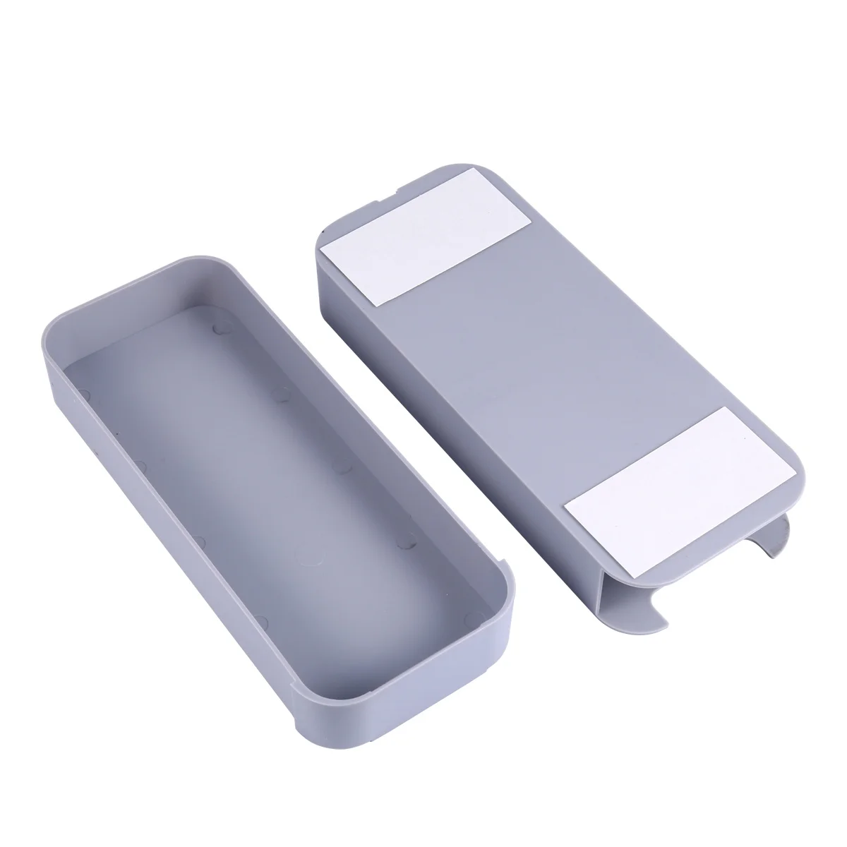 

Abs Plastic Drawer Style Storage Box Hidden Adhesive Pen Organizer Under Table Desktop Space Saving Compact Stationery Holder