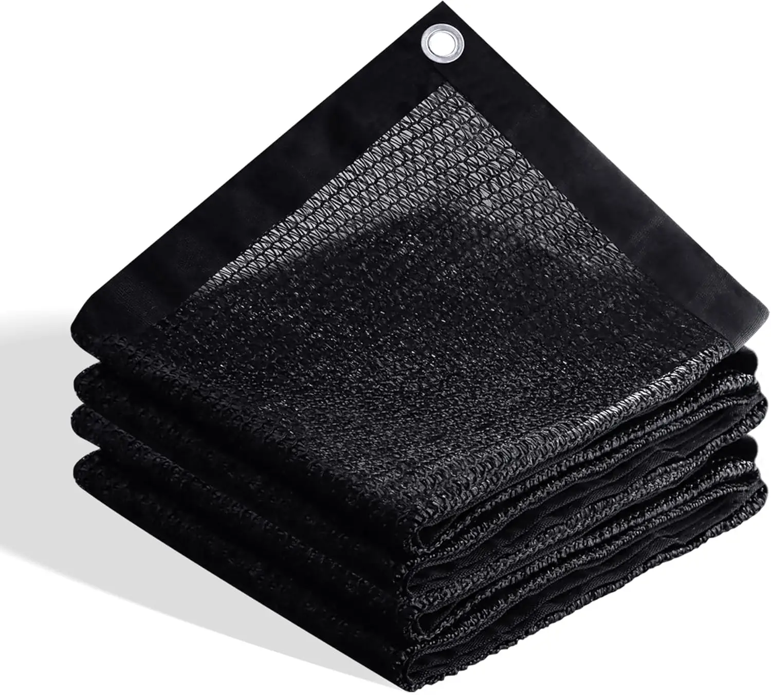 

70% Shade Cloth, 4x6FT Durable Black Mesh with Grommets for Plants, Greenhouse, Garden Patio Cover