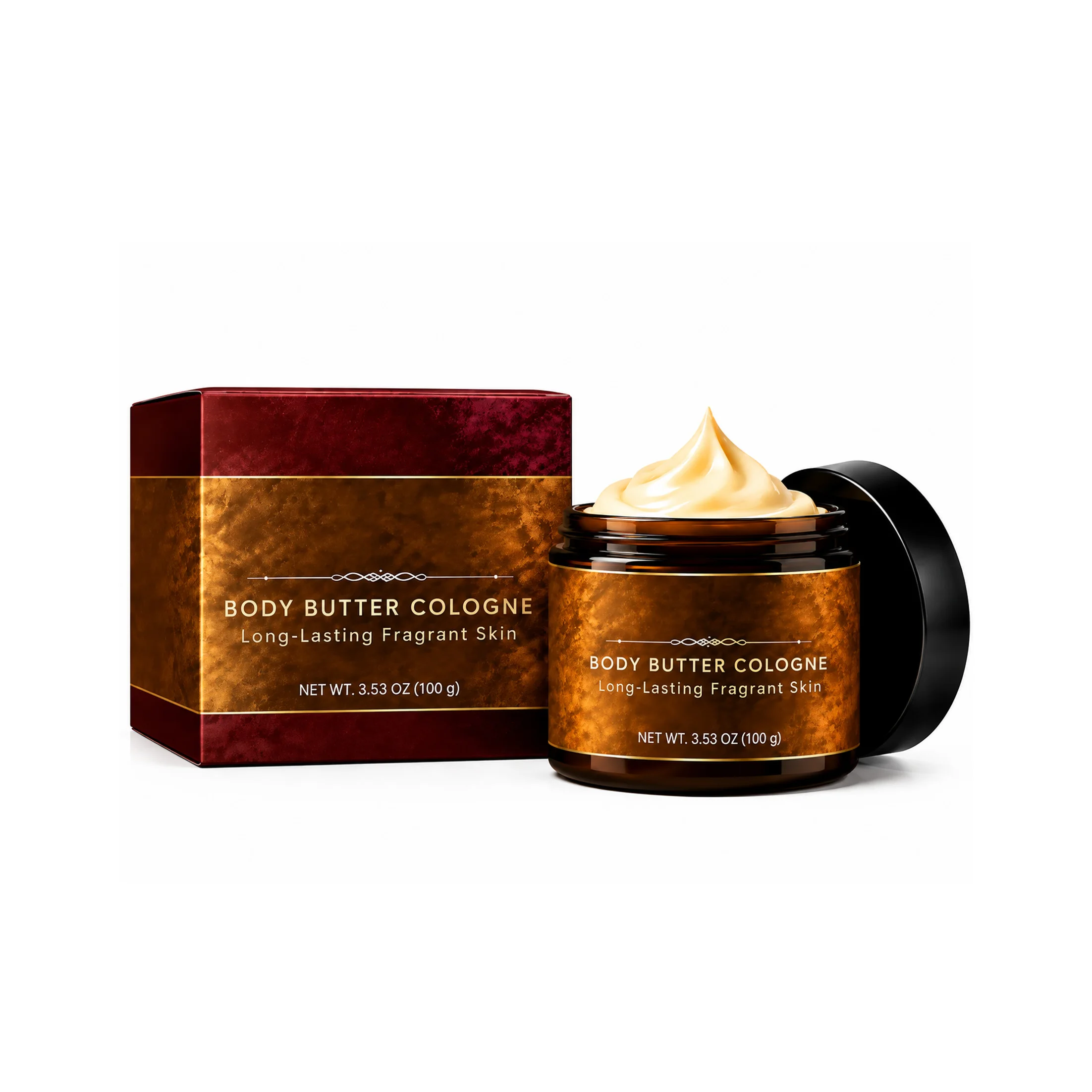 Body Butter Cologne Scented Agarwood Aromas Deeply Moisturizing Long-Lasting Fragrance Boost Confident Improve Rough Body Cream