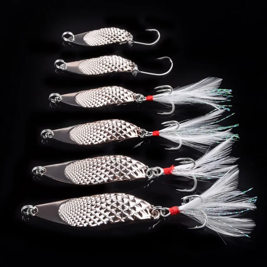 1pcs Metal Lure 3g/5g/7g/10g/15g/20g Fishing Lures Wobbler Spinner Bait Spoon Artificial Bass Hard Sequin Paillette Metal Lures