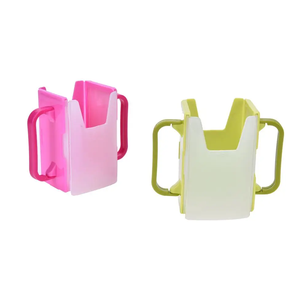 Convenient High Quality Fashion Tool Toddler Juice Pouch Child Kids Adjustable Drink Handles Milk Holder Cup