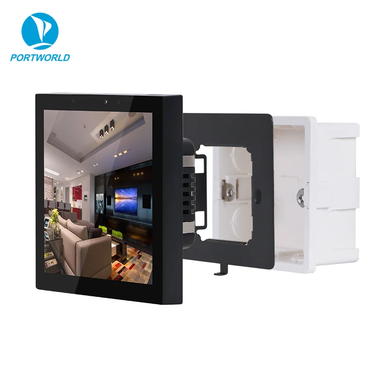 Portworld Embedded Factory Touchscreen DC RS485 RJ45 Zigbee Office 4-Zoll- KNX-Tablet