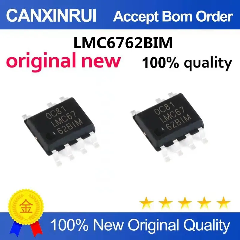 

New Original Genuine LMC6762 LMC6762BIM LMC6762B1M SOP8 Quality Assurance