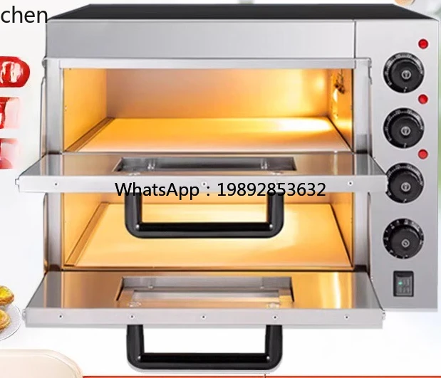 فرن كهربائي تجاري من ABB بسعة كبيرة لخبز الخبز والكعك وفرن بيتزا كبير للمخابز
