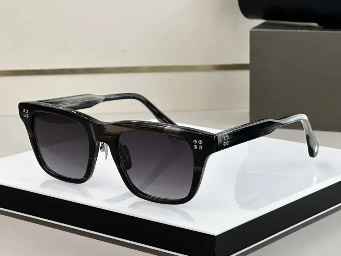 DT THAVOS DTS713 Hochwertige Sonnenbrille für Herren, Titan-Stil, modisches Design, Sonnenbrille für Damen, mit Box