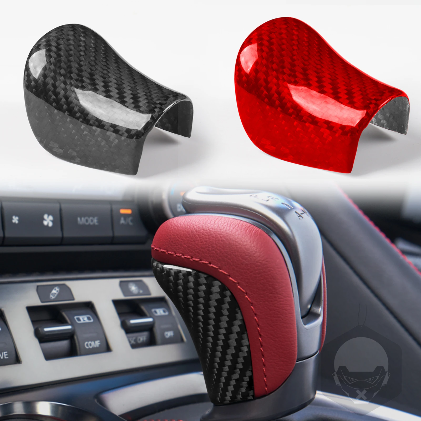 For Nissan GTR R35 2017 2018 2019 2020 2021 2022 Carbon Fiber Shift Knob Sets Car Interior Modifications Decorations Accessories