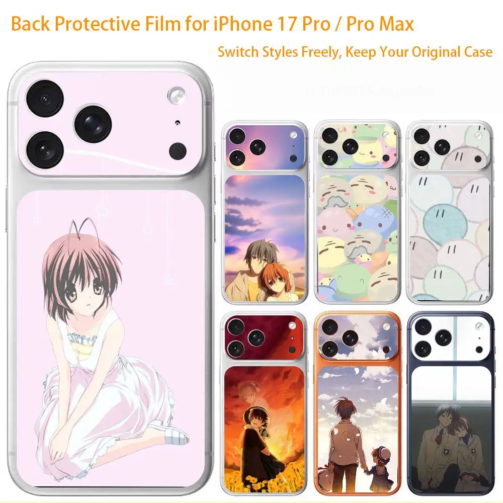 

Anime C-Clannad 3D Full Body Skin Decal for iPhone 17/Pro/Pro Max Color Rear Protective Sticker
