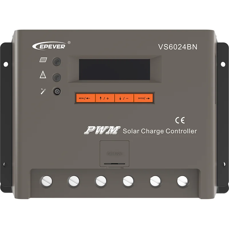 

Контроллер солнечного зарядного устройства EPEVER VS6024BN 24 в 60 А PWM, фотогальванический регулятор заряда, умный контроллер солнечной батареи для комплекта солнечных батарей