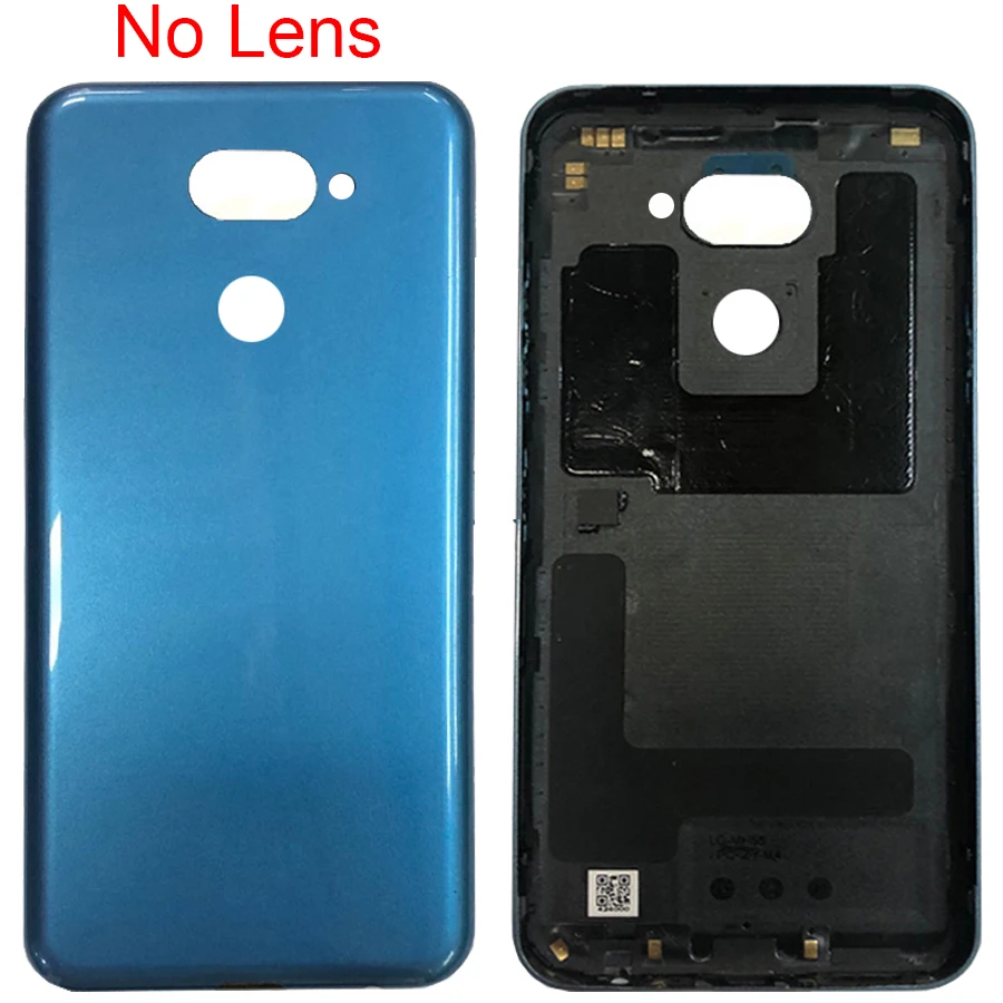 Battery Case Cover Rear Door Housing Back Case For LG K40S Battery Cover Camera Frame Lens with Logo