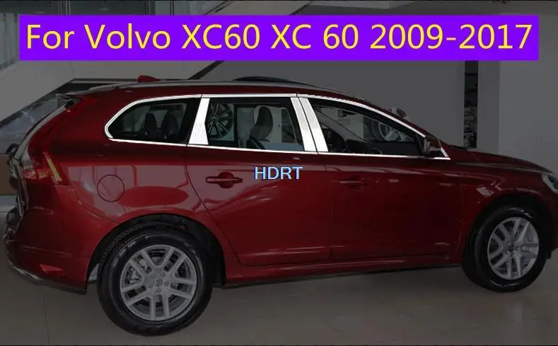 

Для Volvo XC60 XC 60 2009-2017 Стайлинг автомобиля нержавеющая сталь дверь Нижняя оконная рама корпус МОЛДИНГ ПОЛОСА крышка отделка протектор багажника