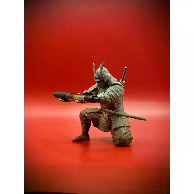 Creative Samurai Pen Holder Japanese Warrior Pencil Rack 3D Printed Stationery Organizer Stand Office Ornament Desk Decor Gift