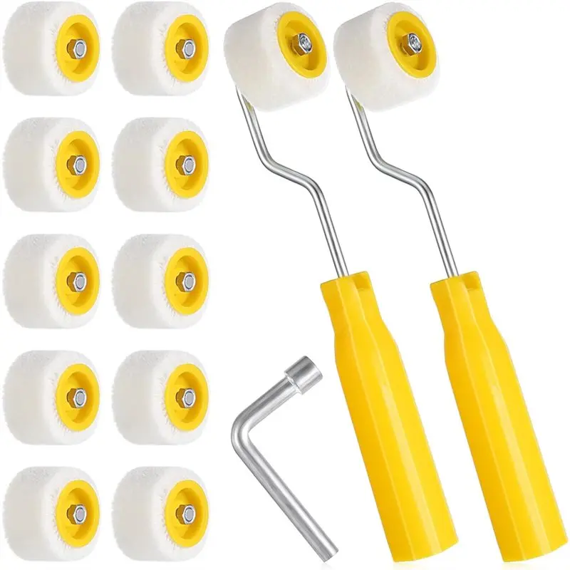 GYTB-для прикрашивания края или угла, мини-малярный валик, 4/5-дюймовый пенопластовый валик, крошечный инструмент для рисования