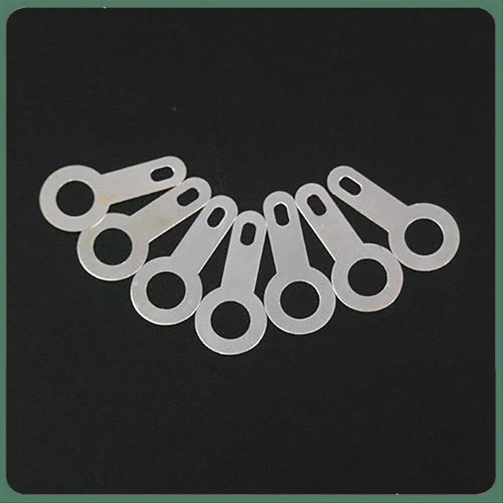 100Pcs Silver-plated Copper Single Head Soldering Terminal M2.2/2.7/3.2-M10.2 Circular Weld Washer Welding Sheet Soldering Lug