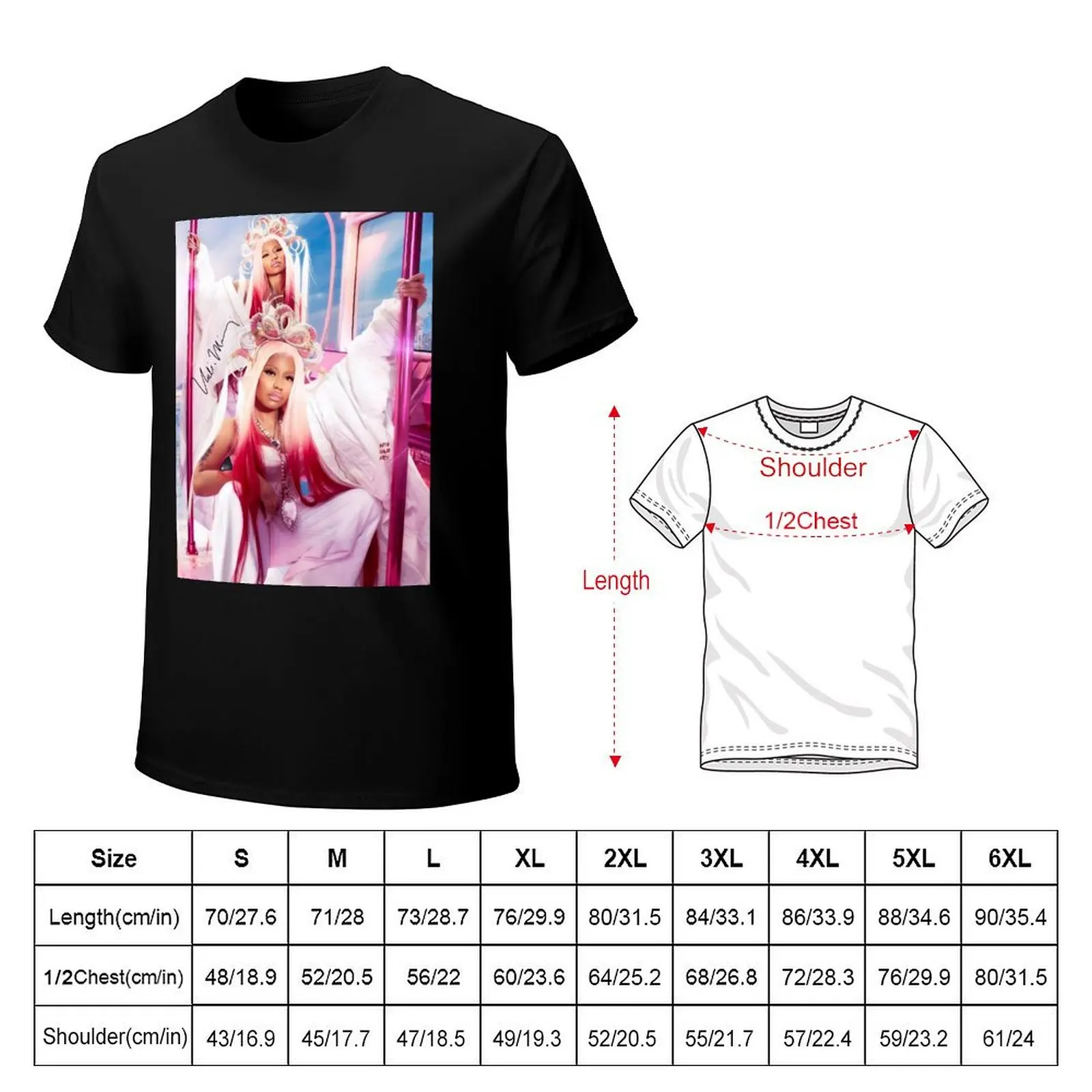 NickiMinaj's Visual Odyssey T-Shirt t shirt men 100% cotton luxury brand T-Shirt