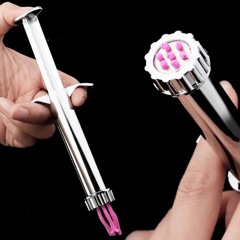 Stainless Steel Clay Pottery Extruder Tool Presses Removable Durable Easy To Apply Stainless Steel Clay Extruders With 20 Nozzle