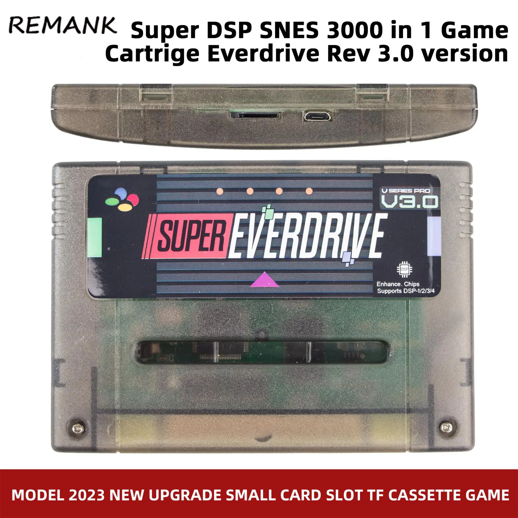 DIY SNES 3000 in 1 Game Cartridges DSP Rev 3.0 version for Everdrive snes JP/EU/US NTSC Edition 16-bit Game Console Cartridges