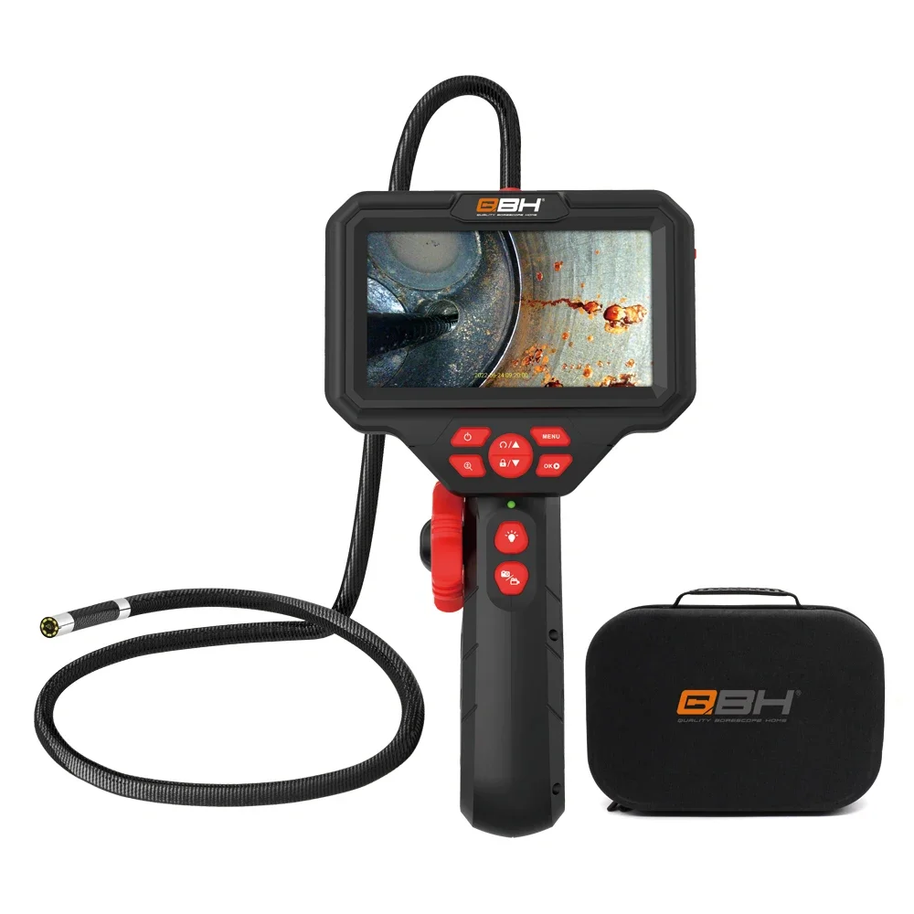 Analog Camera HD Endoscope Camera System Videoscope Industrial Sewer Camera Building Inspection With Steering Snake Tube