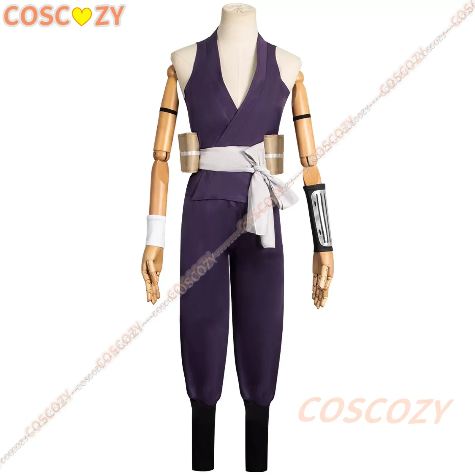 Anime Jigokuraku Yuzuriha Cosplay Costume Wig Kunoichi Ninja Women Uniform Hell's Paradise Fox Sumire Purple Uniform Anime Con