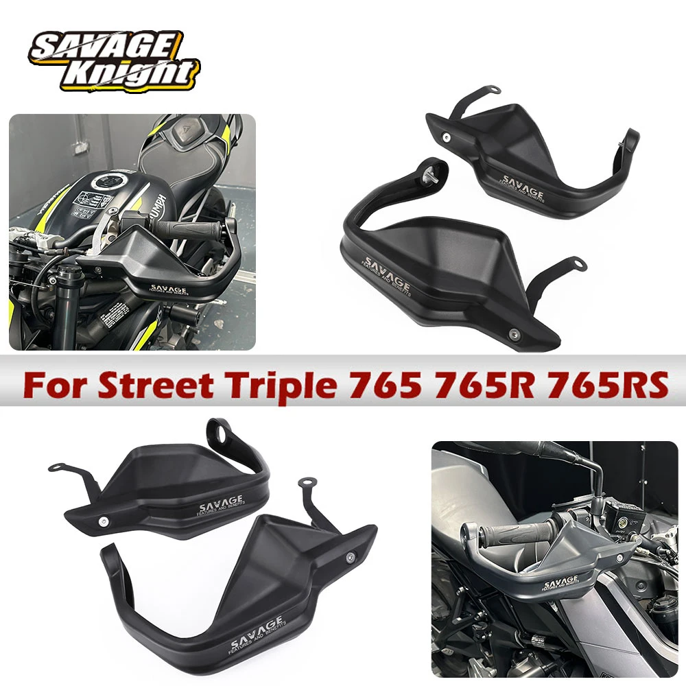

Motorcycle Handguard For Street Triple 765 765R 765RS Streettriple 765 R/RS 2017-2026 Handlebar Windshield Hand Lever Protector