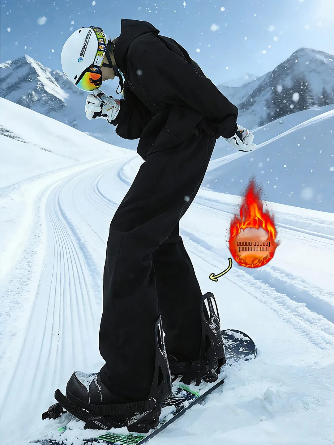 

Northeast China -40 Deees Tee-Proof Snow Skiing Men's Thiened Rabbit Fur Simulation Work Pants Winter Outdoor Leisure T...