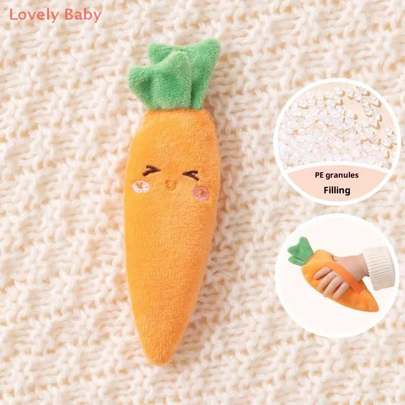 1/2 個ベビーなだめるおもちゃぬいぐるみフルーツ人形幼児抗驚愕睡眠補助保持リング新生児快適おもちゃ