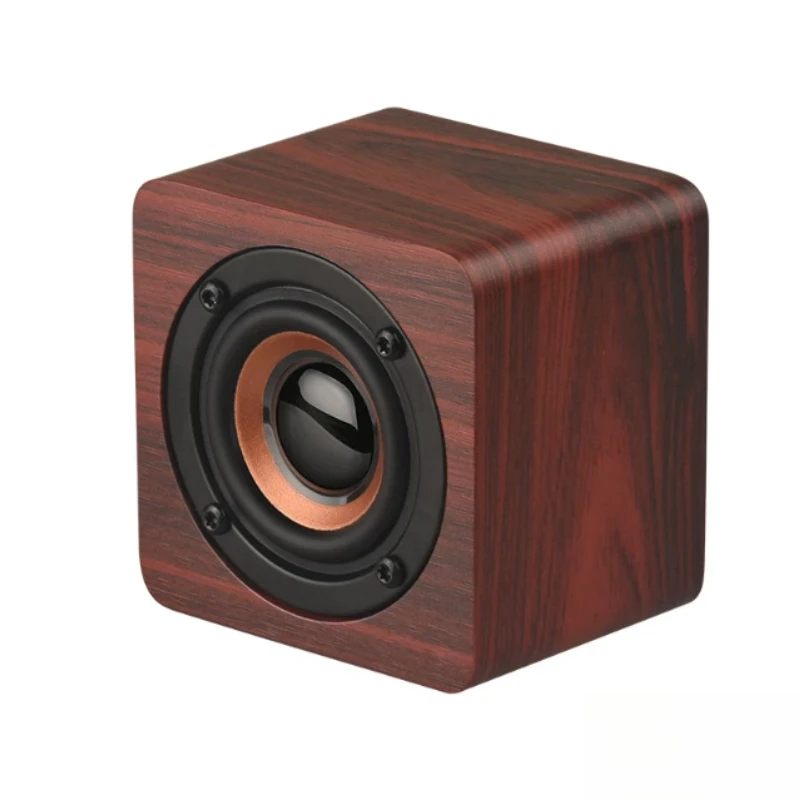 Small speaker Bluetooth wireless audio high sound quality mobile phone mini small wooden portable subwoofer high volume