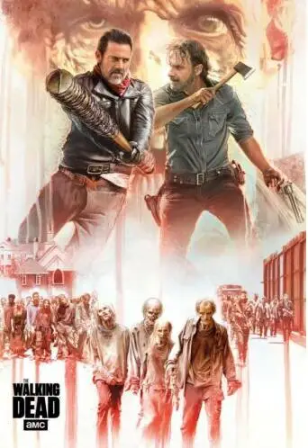 

The Walking Dead Art Film Print Silk Poster Home Wall Decor 24x36inch