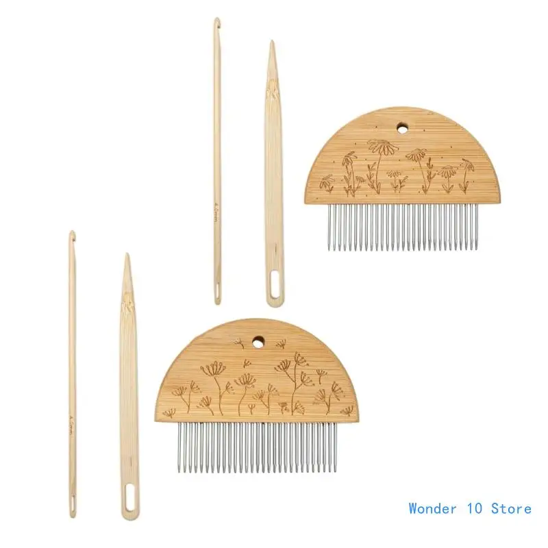 

Hair Braiding Tool Hand Weaving Comb Tool Tapestry Weaving Accessory