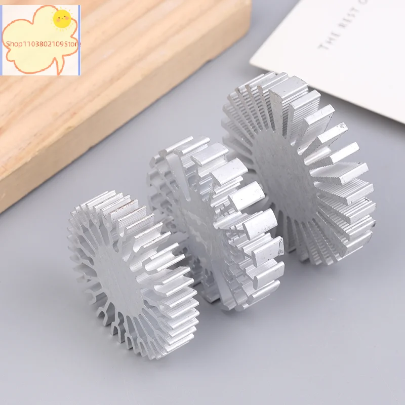 [YH]COB Radiator Diameter 25/37.5/40/48/50/53/60/65/67MM High Power Led Heatsink Sunflower Solid Radiator Round Alloy Aluminum