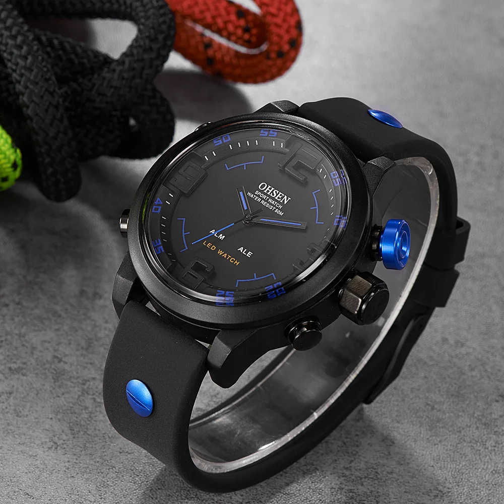 Luxury Digital Quartz Men Wristwatch Fashion Leather strap Waterproof Casual Business Watch Alarm Clock relogio masculino