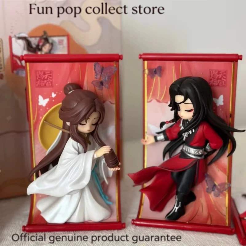 Tian Guan Ci Fu Scroll Series Anime Figure Blind Box - Cute Mystery Model Doll Hua Cheng Xie Lian Decorative Gift for Collectors view 4