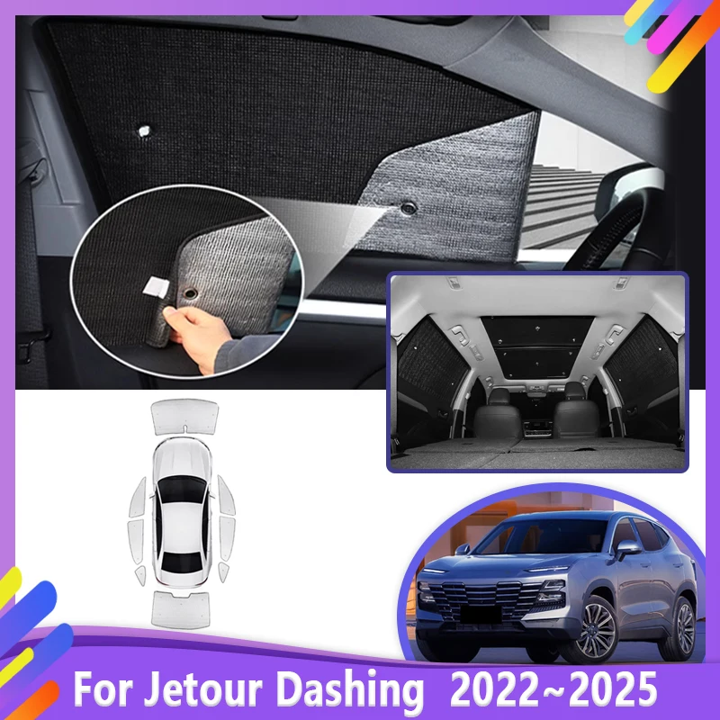 

Автомобильный солнцезащитный козырек для Jetour Dashing, аксессуары Soueast S06 2022 2023 2024 2025, защита от ультрафиолета, отражатель, автозанавес, солнцезащитный козырек, инструменты